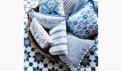 Prestigious Rhodes Fabric in Cobalt